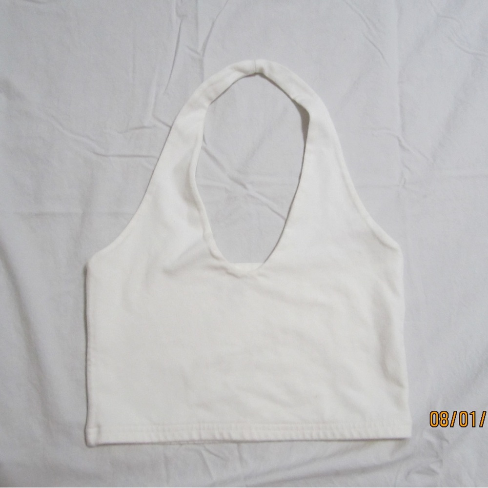 White John Galt halter top! One size never worn
